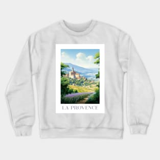 Affiche La provence - France - illustration Crewneck Sweatshirt